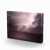 Bloc Photo Tempête de foudre Océan (Droite)
