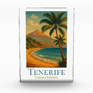 Bloc Photo Tenerife Îles Canaries Mont Teide Île Espagnole