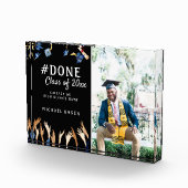 Bloc Photo #Terminé | Simple Graduate Name Class Year & Schoo (Droite)