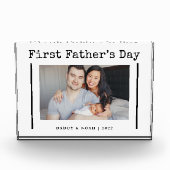 Bloc Photo Texte de machine à écrire simple | Première photo  (Devant)