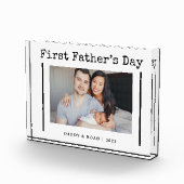 Bloc Photo Texte de machine à écrire simple | Première photo  (Droite)