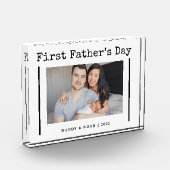 Bloc Photo Texte de machine à écrire simple | Première photo  (Gauche)