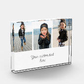 Bloc Photo Texte Personnalisé Script Moderne Photo Collage Ke (Gauche)