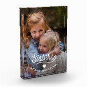 Bloc Photo Texte rétroactif | Soeurs et coeur (Gauche)