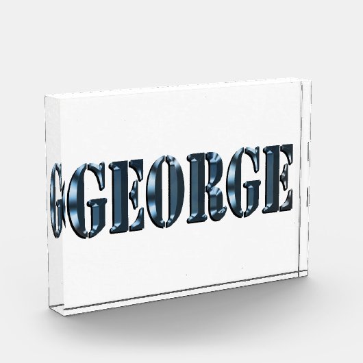 Bloc Photo "The Blue Dimension Name of George" (Gauche)