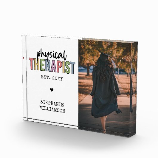 Bloc Photo Thérapeute physique sur mesure PT Diplômes (Droite)