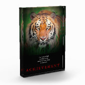 Bloc Photo Tiger Motivation Réussite (Gauche)