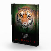 Bloc Photo Tiger Motivation Réussite (Droite)