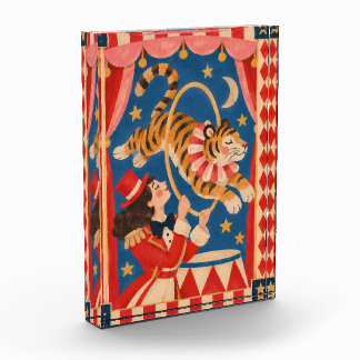 Bloc Photo Tigre de cirque vintage et Funhaus de Monsieur Loy