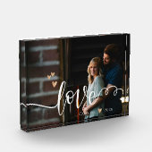 Bloc Photo Timeless Love Script Photo Memory Bloc (Gauche)