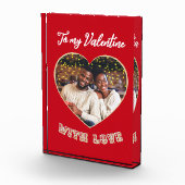 Bloc Photo To My Valentine Red Heart Custom (Droite)