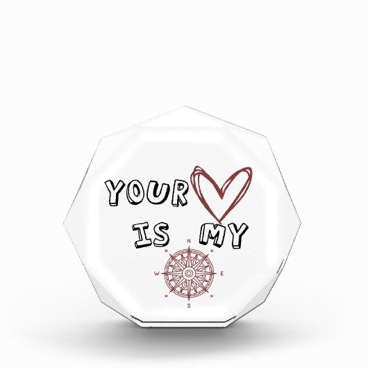 Bloc Photo Ton coeur est mon boussole (Devant)