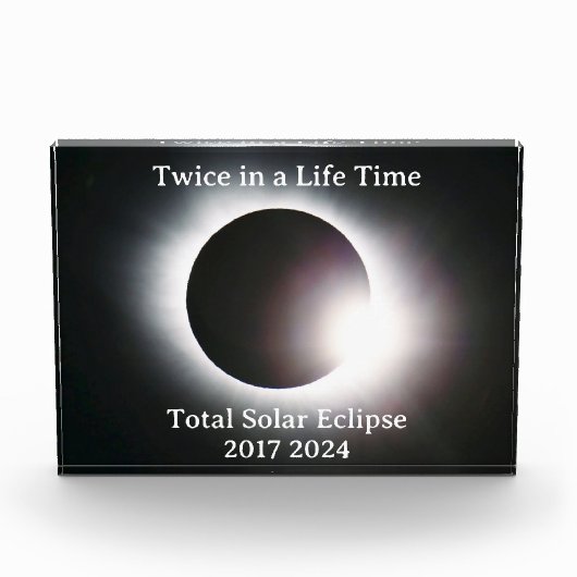 Bloc Photo Total éclipse solaire 2017 2024 (Devant)