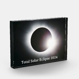 Bloc Photo Total éclipse solaire 2024