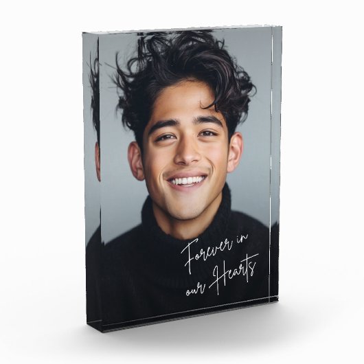 Bloc Photo Toujours dans nos coeurs mémorial (Gauche)