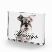 Bloc Photo Toujours dans nos coeurs Pet Memorial keepsaké (Droite)