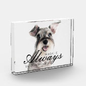 Bloc Photo Toujours dans nos coeurs Pet Memorial keepsaké (Gauche)
