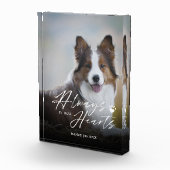 Bloc Photo Toujours dans nos coeurs Pet Photo Memorial (Droite)