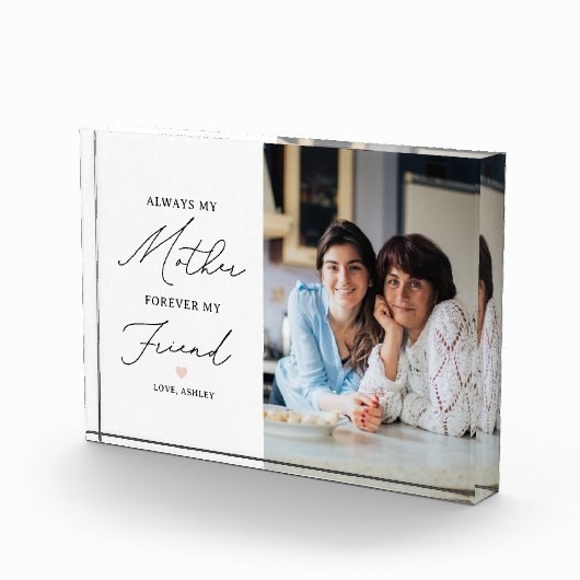 Bloc Photo Toujours ma mère pour toujours mon ami (Droite)