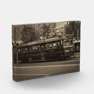Bloc Photo tramway vintage de Melbourne