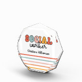 Bloc Photo Travailleur social rétro personnalisé (Droite)