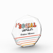 Bloc Photo Travailleur social rétro personnalisé (Gauche)