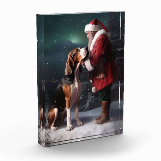Bloc Photo Trek Walker Coonhound Noël du Père Noël (Gauche)