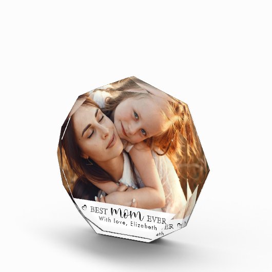 Bloc Photo Trendy Modern Personalized  Mother’s Day Gift (Droite)