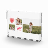Bloc Photo Trois photos Collage Couple | Cadeau Valentines (Droite)