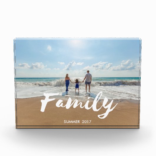 Bloc Photo Typographie de la brosse familiale (Devant)