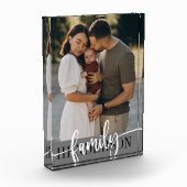 Bloc Photo Typographie de la famille (Gauche)