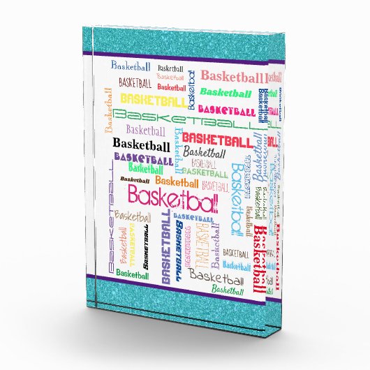 Bloc Photo Typographie du basket-ball (Droite)