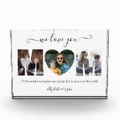 Bloc Photo Typographie moderne MOM 3 Photo Collage Cadeau Pou (Devant)