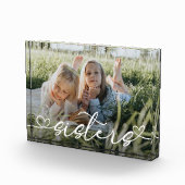 Bloc Photo Typographie photo de Soeurs (Droite)