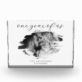 Bloc Photo Un an de nous Premier anniversaire Mariage (Devant)