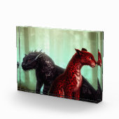 Bloc Photo Un dragon et un griffon, un ami ou un ennemi ? (Droite)