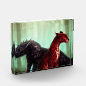 Bloc Photo Un dragon et un griffon, un ami ou un ennemi ? (Gauche)