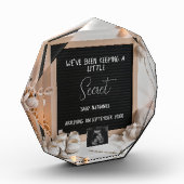 Bloc Photo Une faire-part de grossesse en girafe en douceur a (Gauche)