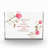 Bloc Photo Une Fille Est Un Miracle (Devant)