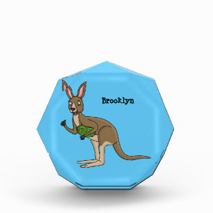 Bloc Photo Une jolie illustration de kangourou australien