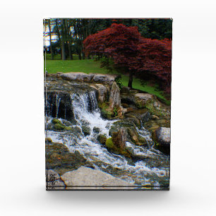 Bloc Photo Une petite cascade