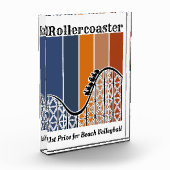 Bloc Photo Vacances d'été à cheval Rollercoaster Retro (Gauche)