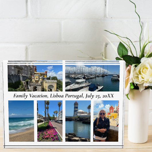 Bloc Photo Vacances en famille Cadeau de voyage, 6 Photo pers