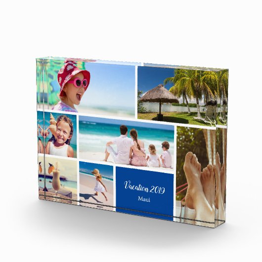 Bloc Photo Vacances en famille ou en couple 7 Photo Keepsaké, (Droite)