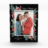 Bloc Photo Vacances joyeuses saintes et À feuillage persistan (Devant)