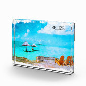 Bloc Photo Vacances plage de Belize tropical (Droite)