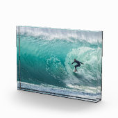 Bloc Photo Vague, Surfer, Beau Paysage (Droite)