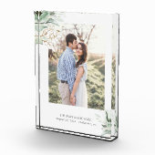 Bloc Photo Verdure or Feuille Romantique Élégant (Droite)