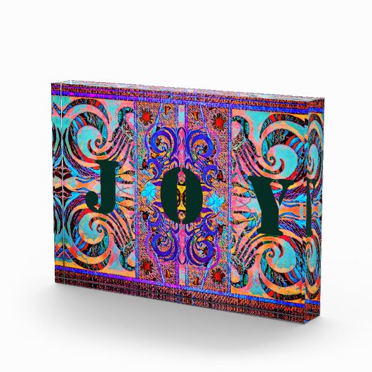 Bloc Photo Verre Trait Comme Joy Ornament (Droite)