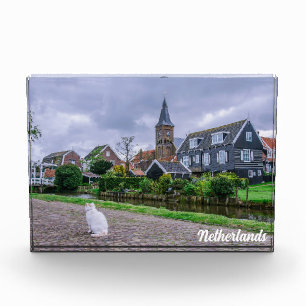 Bloc Photo Village de pêcheurs traditionnel Marken à Pays-Bas